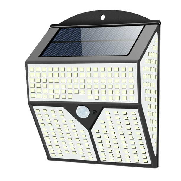 436 LED PIR Motion Sensor Wall Light Solar Power Waterproof Outdoor Garden Lamp